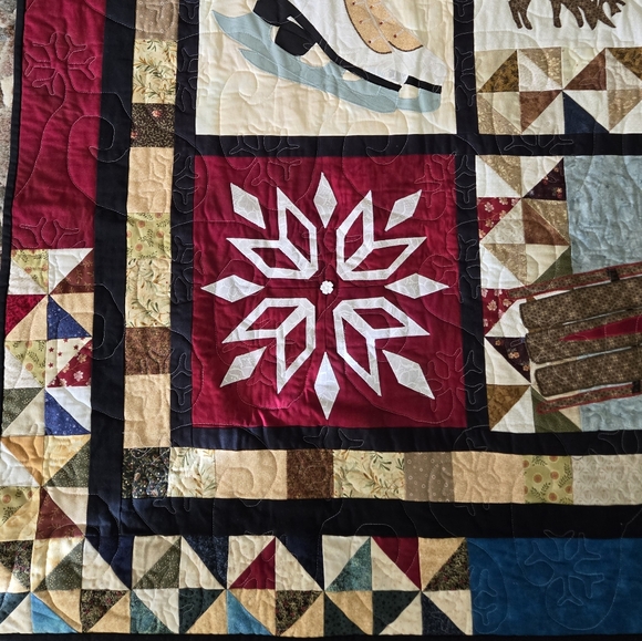 Wall Quilt 'Winter Memories' - Picture 10 of 16